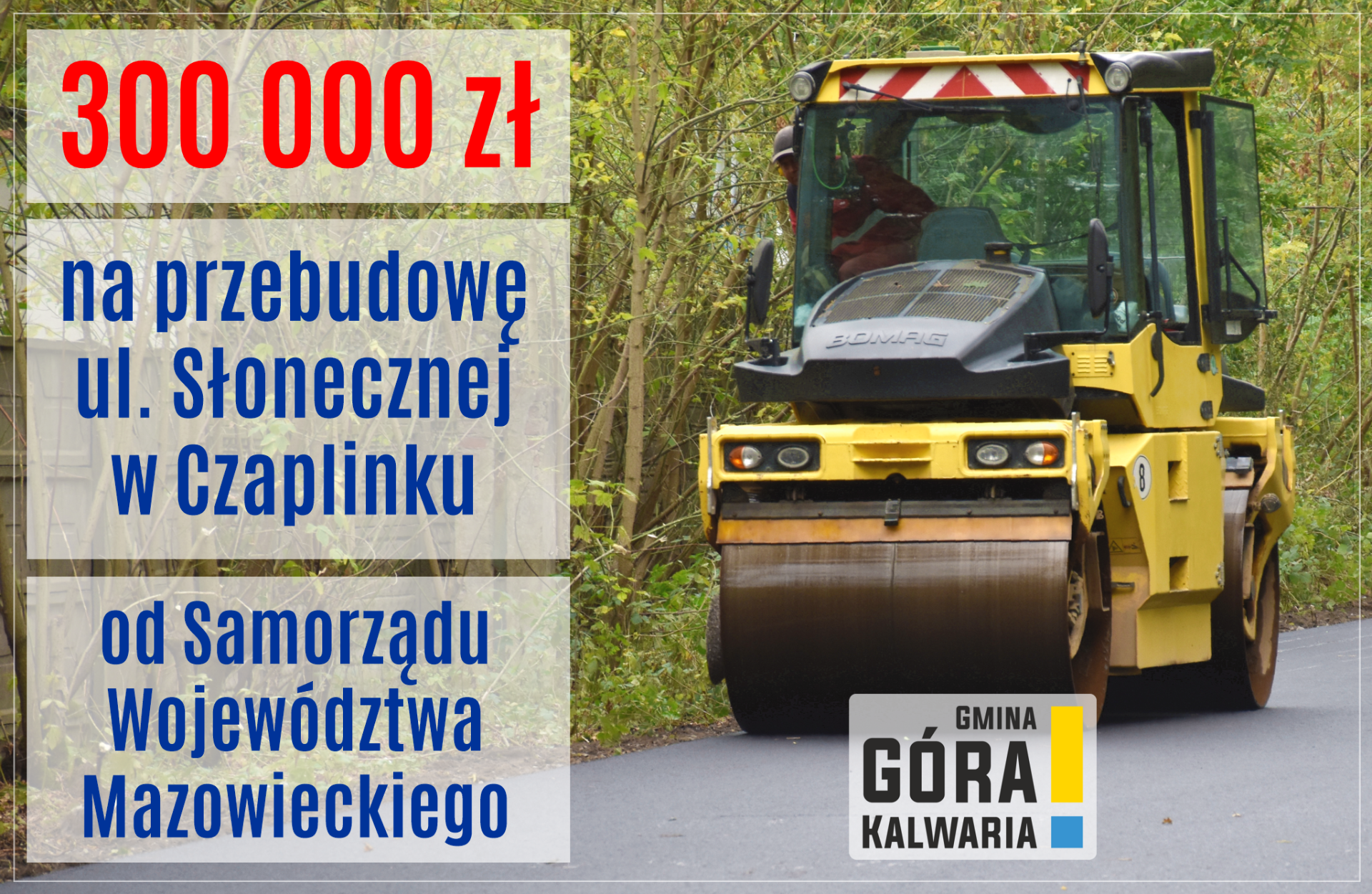 Kolejna droga zyska nowy asfalt