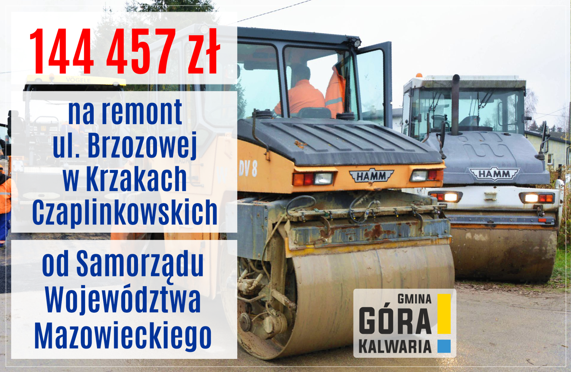 Utwardzimy ul. Brzozową w Krzakach Czaplinkowskich