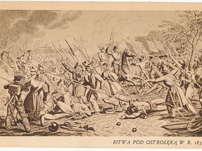 Bitwa pod Ostrołęką 1831 r. ryc. Wikimedia