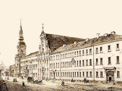 Budynek Korpusu Kadetów w Kaliszu, ryc. Album kaliski E. Staweckiego