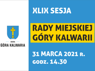 Zaproszenie na sesję Rady Miejskiej