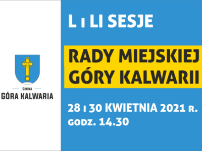 Zawiadomienie o dwóch sesjach Rady Miejskiej