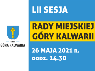 Sesja Rady Miejskiej - zaproszenie 