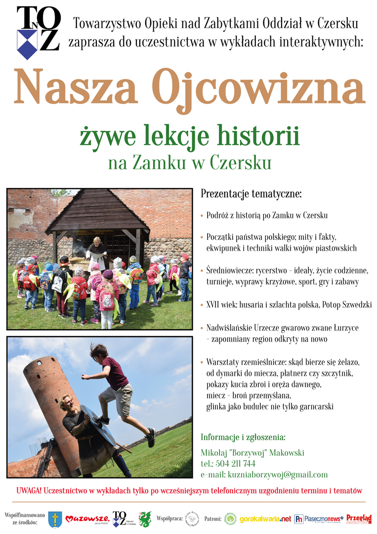 Żywe lekcje historii w Czersku