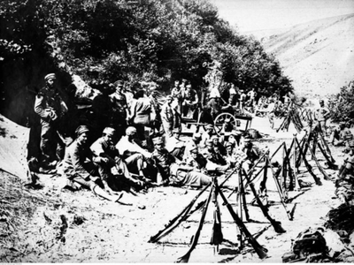 I Brygada Legionów Polskich pod Konarami 14.05.1915, fot. NAC