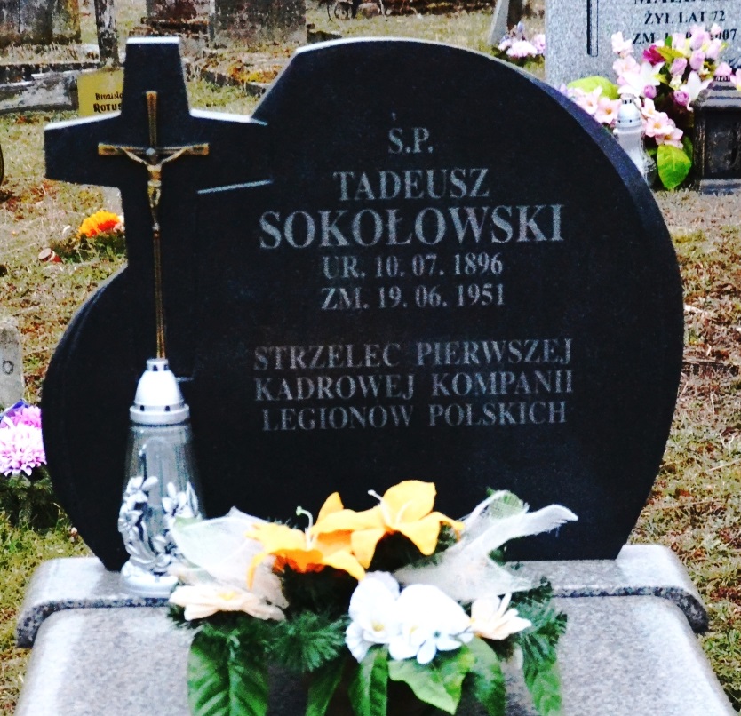 Mogiła legionisty - Tadeusza Sokołowskiego, fot. R. Korczak
