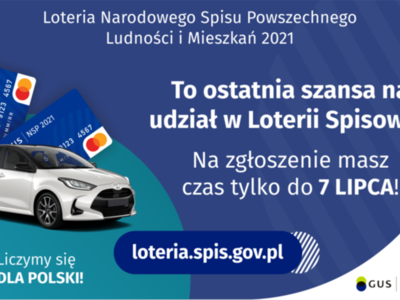 Zgłoś udział w loterii spisowej