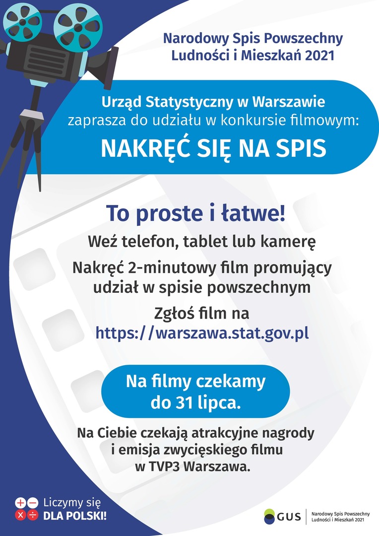 Nakręć film o spisie - konkurs