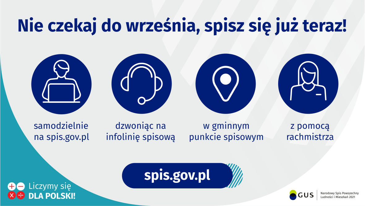 Nie czekaj ze spisaniem się do września