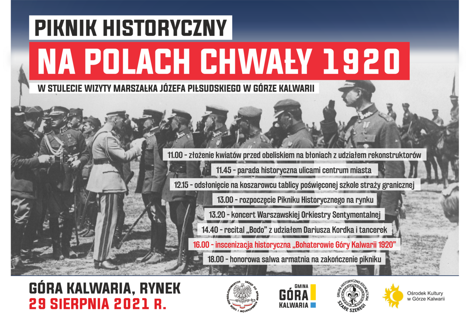Zaproszenie na Piknik Historyczny "Na Polach Chwały 1920"