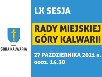 Zaproszenie na 60. sesję Rady Miejskiej