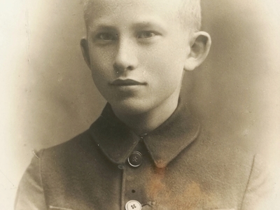 Władysław Karniewski jako trzynastolatek