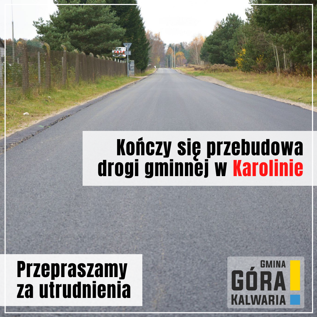 Przebudowa drogi w Karolinie