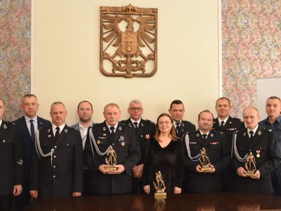 Podziękowanie za długoletnią służbę