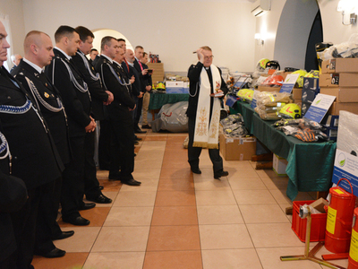 Uroczyste przekazanie zakupionego sprzętu dla OSP z gminy Góra Kalwaria
