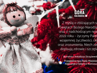 Życzenia władz miasta na Boże Narodzenie 2021