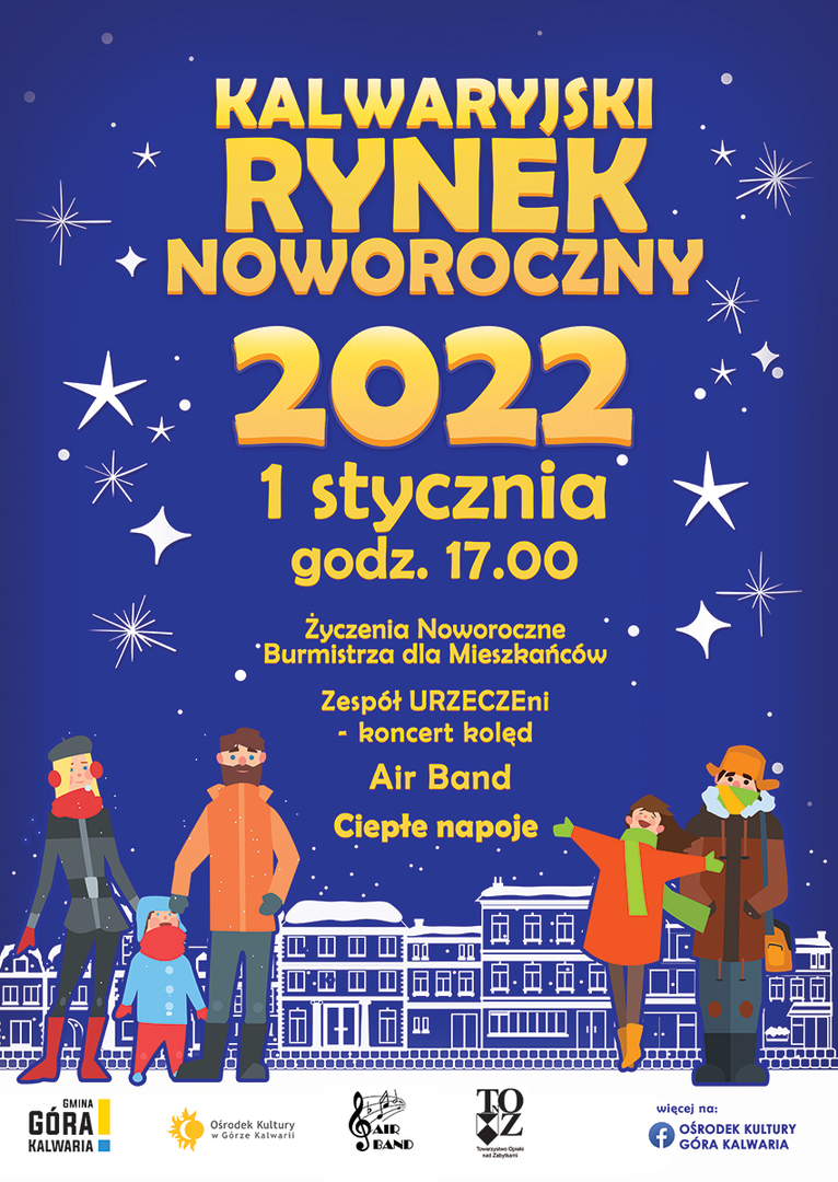 Zaproszenie na spotkanie noworoczna na rynku