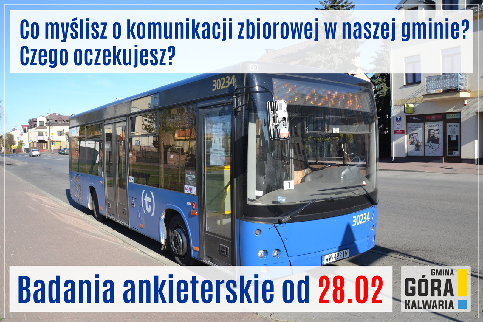 Badania pasażerskie w Górze Kalwarii