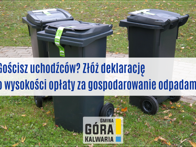 Opłata za odpady w związku z przyjęciem Ukraińców