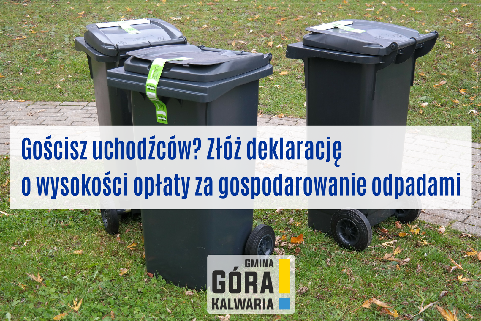 Opłata za odpady w związku z przyjęciem Ukraińców