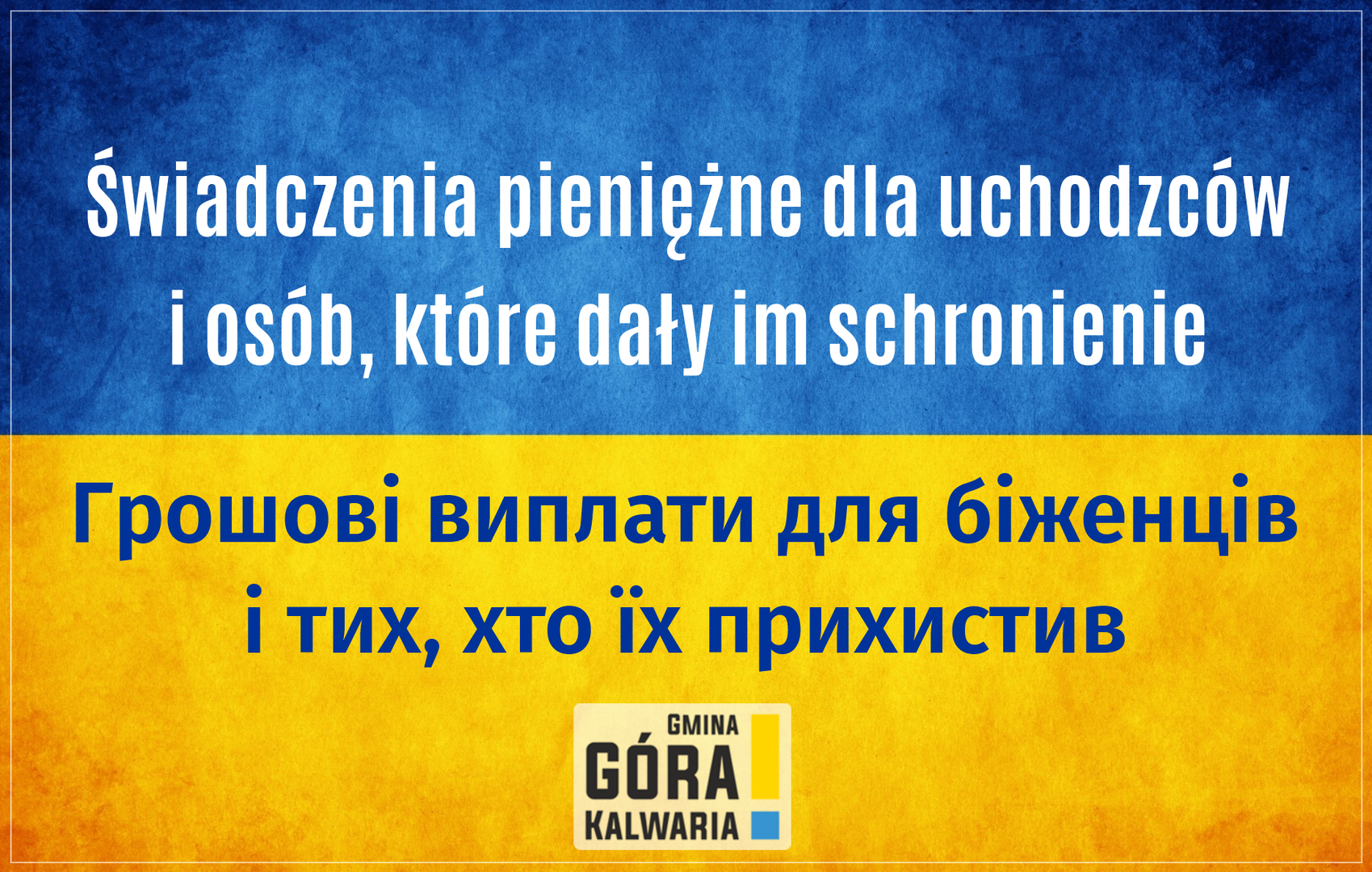 Świadczenia pieniężne dla uchodźców