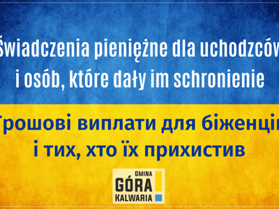 Świadczenia pieniężne dla uchodźców 