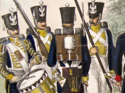 Umundurowanie żołnierzy 20. PPL, ryc. Wikimedia