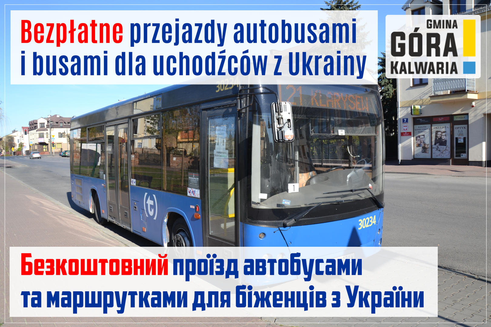 Bezpłatne przejazdy dla uchodźców 