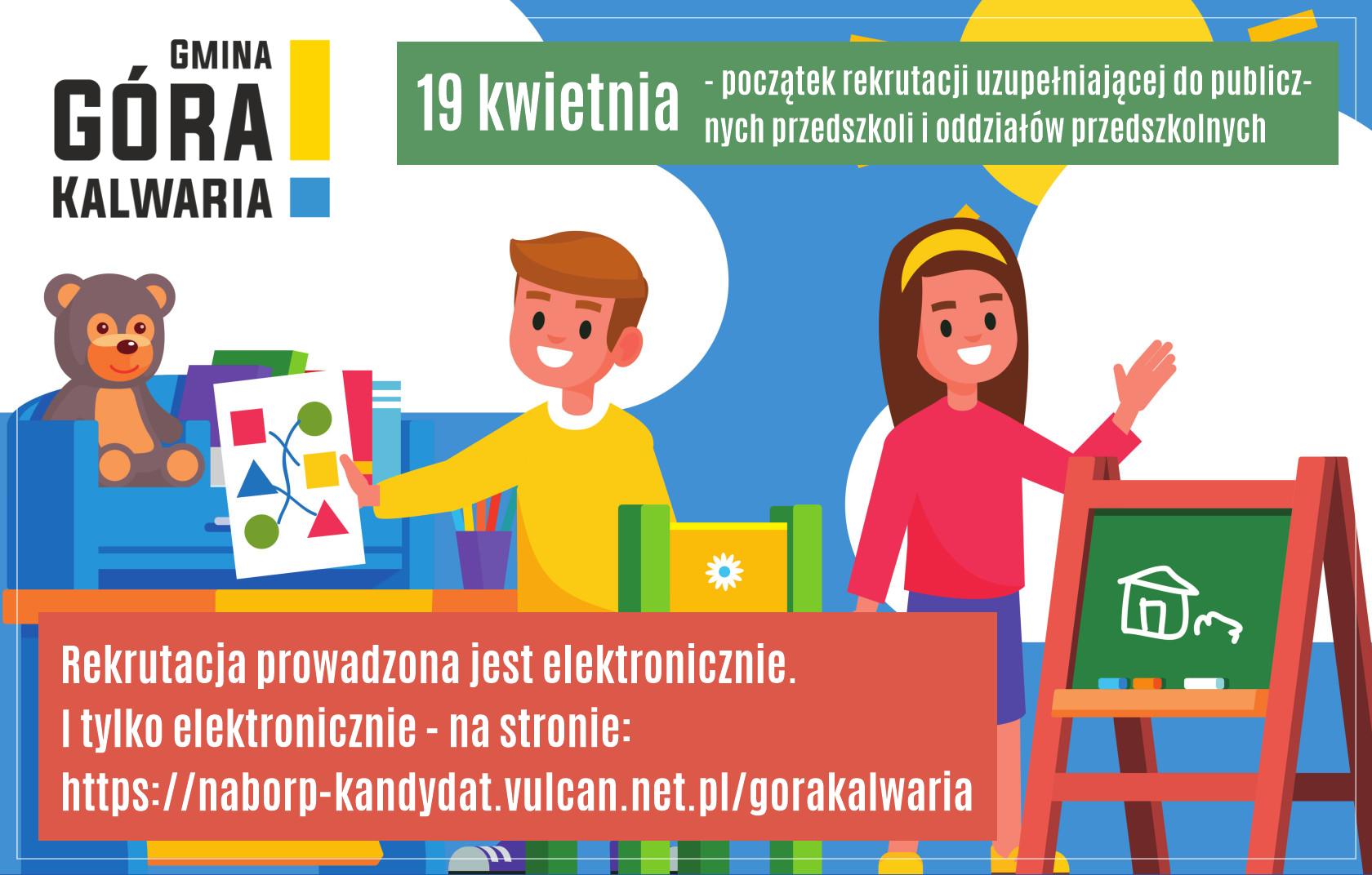 Rekrutacja uzupełniająca do przedszkoli
