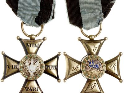 Virtuti Militari - krzyż zloty, fot. wikimedia