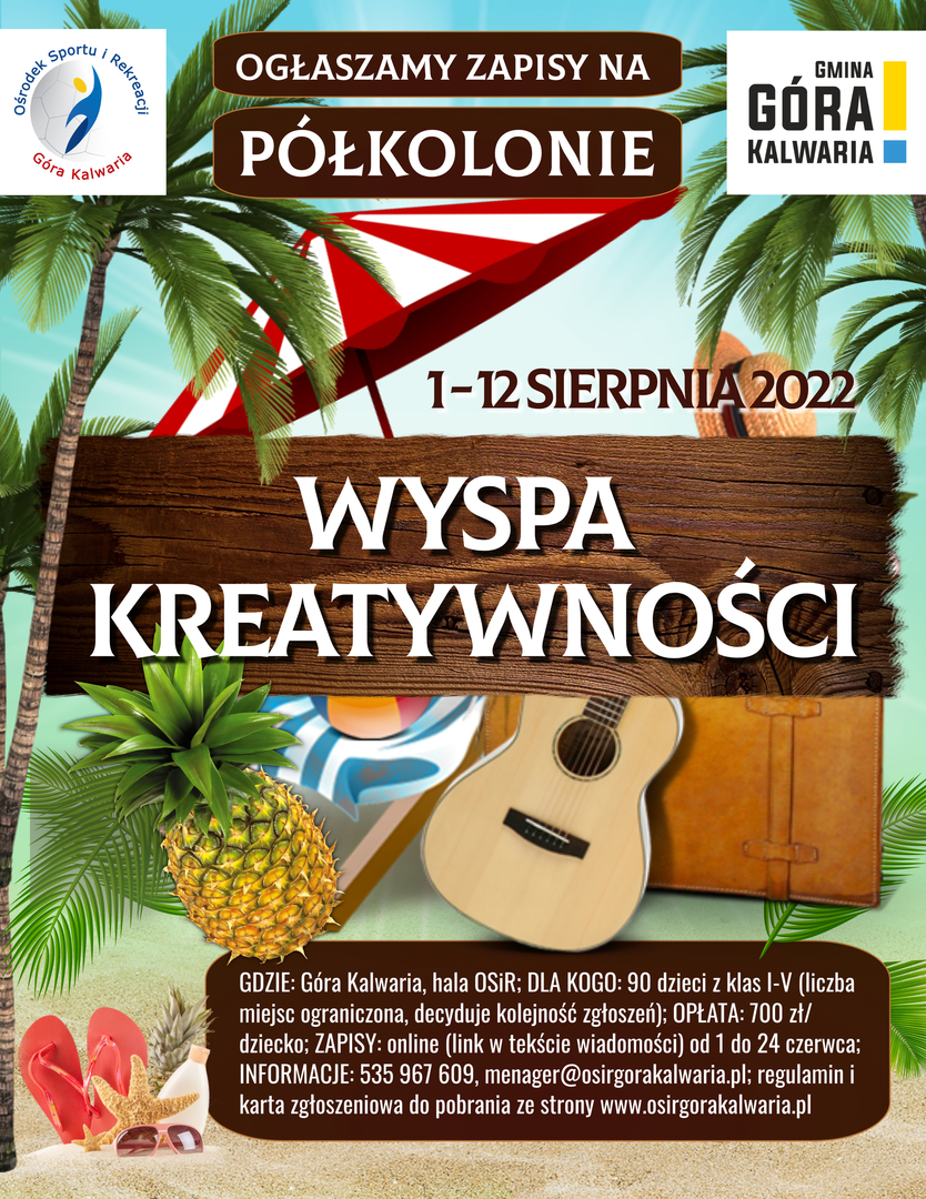 Ruszyły zapisy na półkolonie