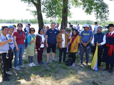 Delegacja z indonezyjskiego Tobelo w Górze Kalwarii