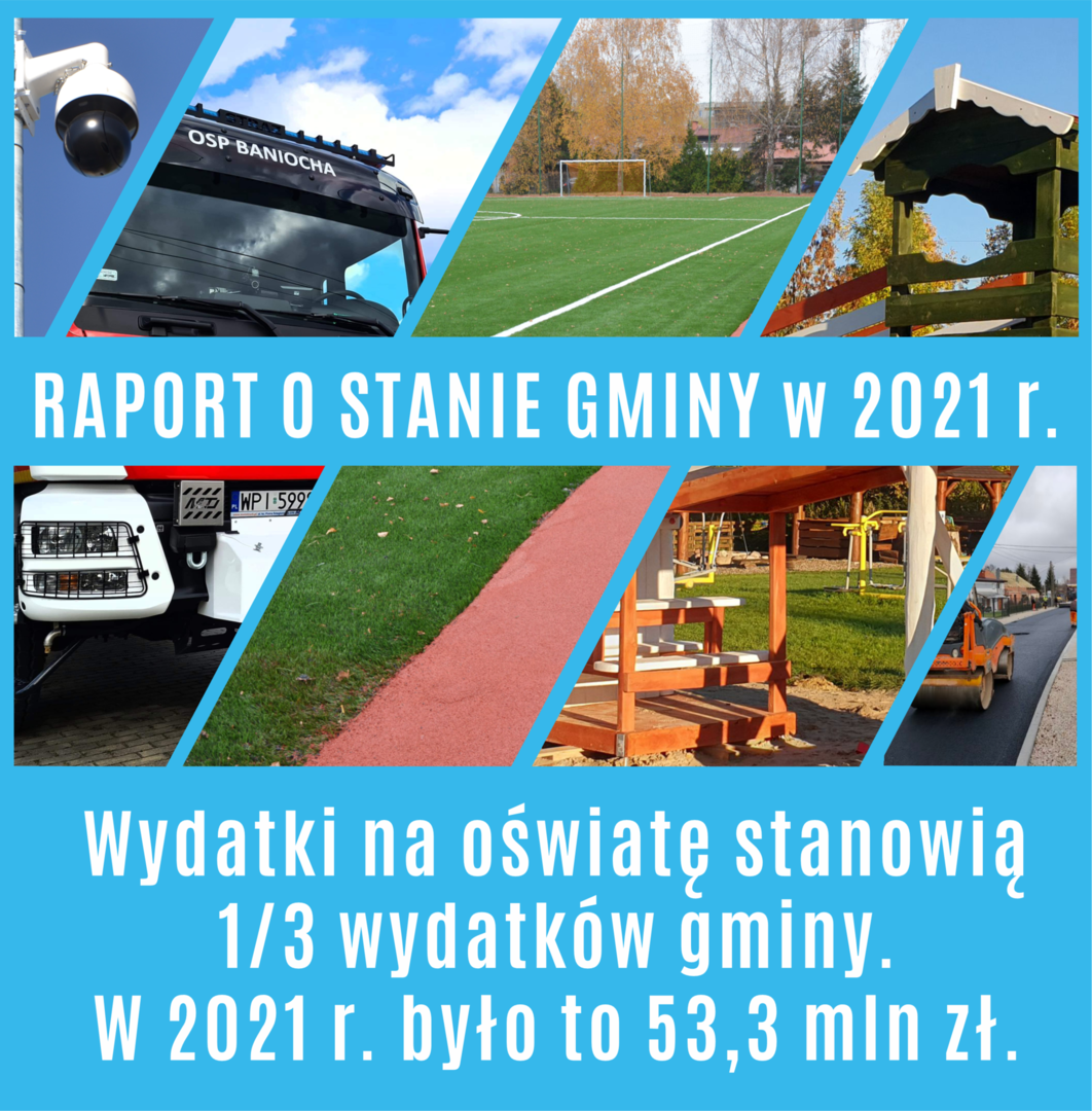 Raport o stanie gminy 2021 - oświata