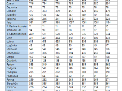 Raport o stanie gminy: demografia