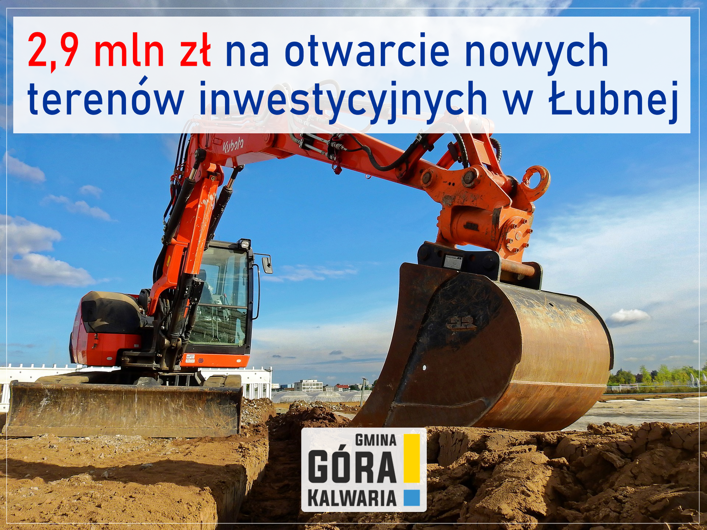 Dotacja na rozbudowę strefy inwestycyjnej w Łubnej