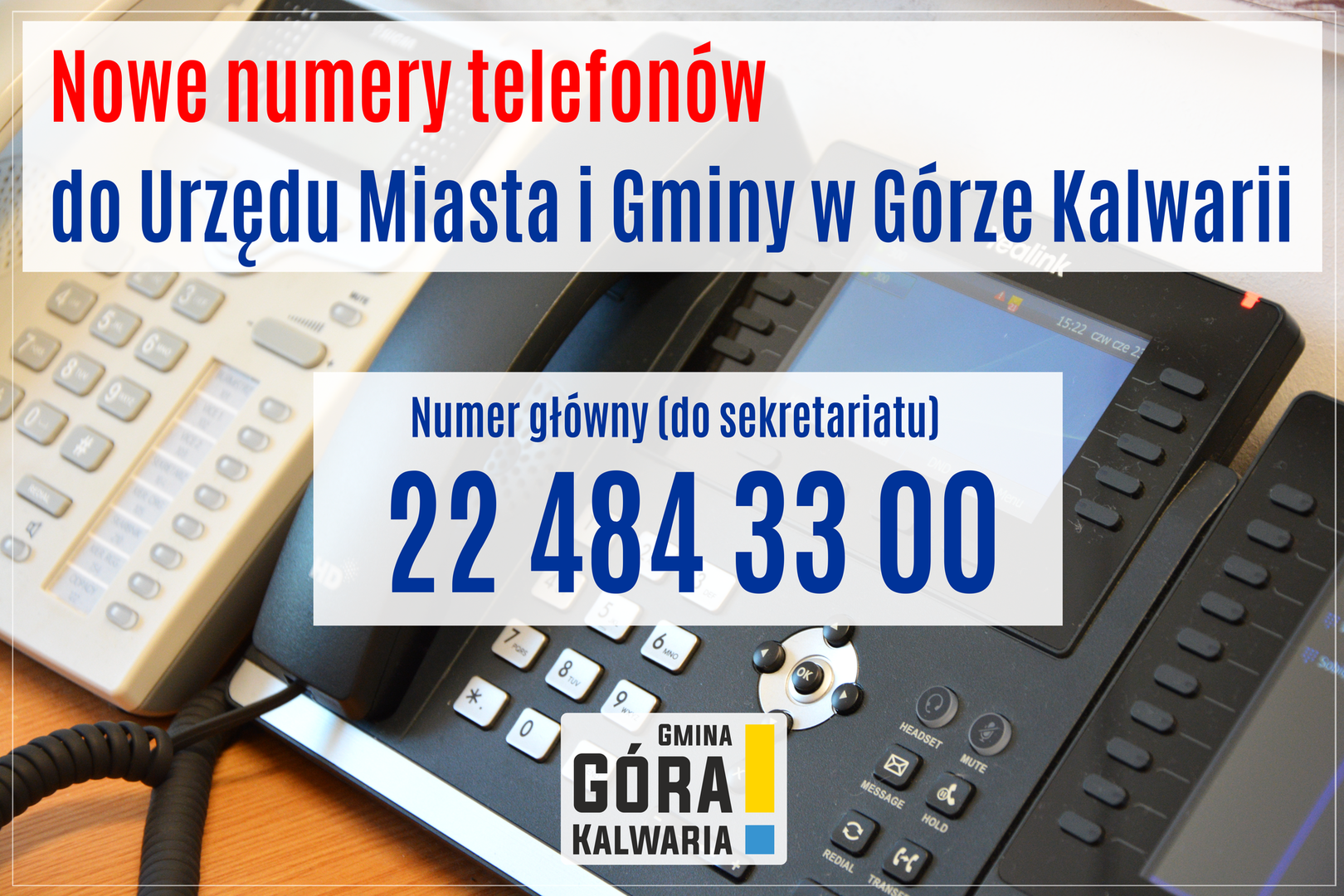 Nowe numery telefonów do urzędu