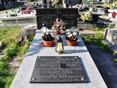 Symboliczny grób Edwarda Sitka seniora w Lublinie. W tym miejscu pochowano m.in. jego żonę
