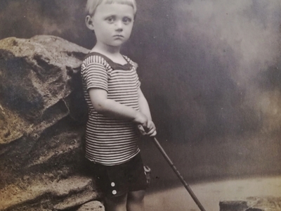Edward Sitek senior jako czterolatek