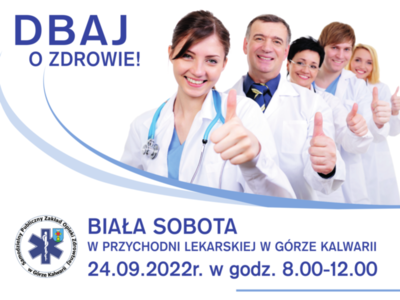 Biała Sobota w przychodni przy ul. Białka 4
