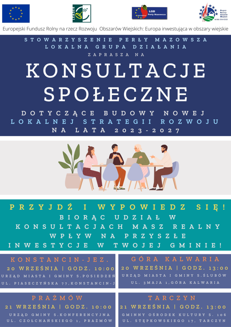 Konsultacje społeczne w sprawie Lokalnej Strategii Rozwoju