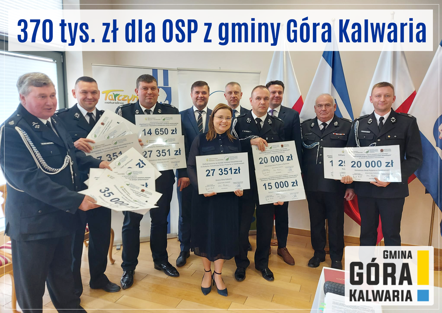 Podpisano umowy na dofinansowania dla OSP 