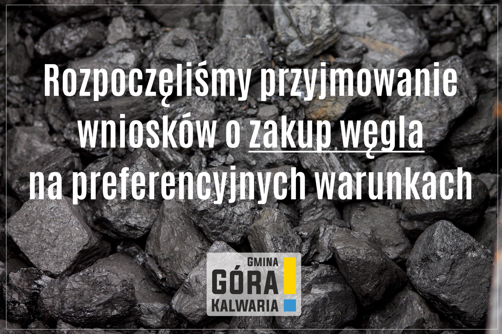 Wnioski o zakup węgla