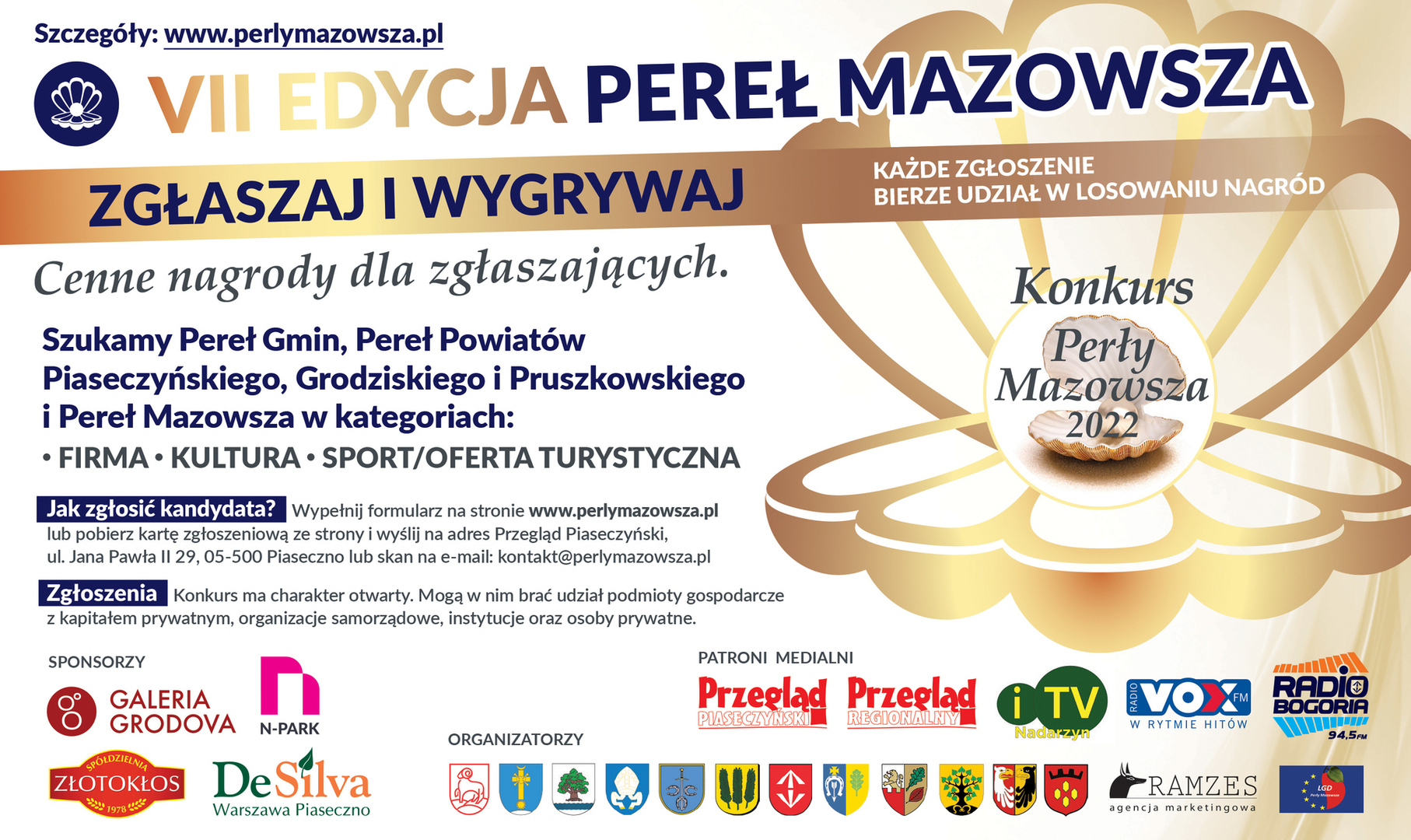 Konkurs Perły Mazowsza 2022
