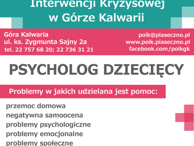 Powiatowy Ośrodek Interwencji Kryzysowej - oferta