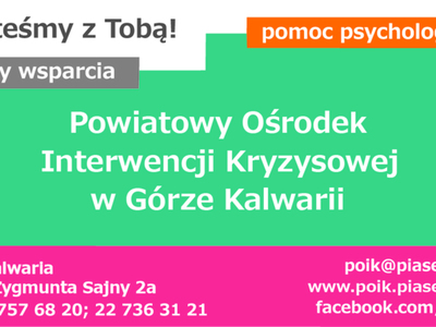 Powiatowy Ośrodek Interwencji Kryzysowej - oferta