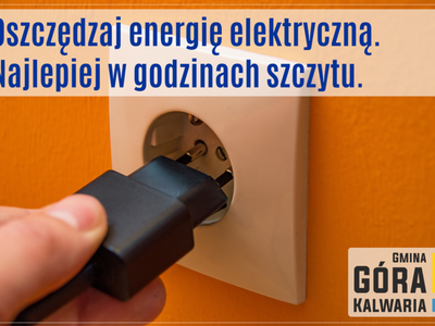 Oszczędzaj prąd w godzinach szczytu