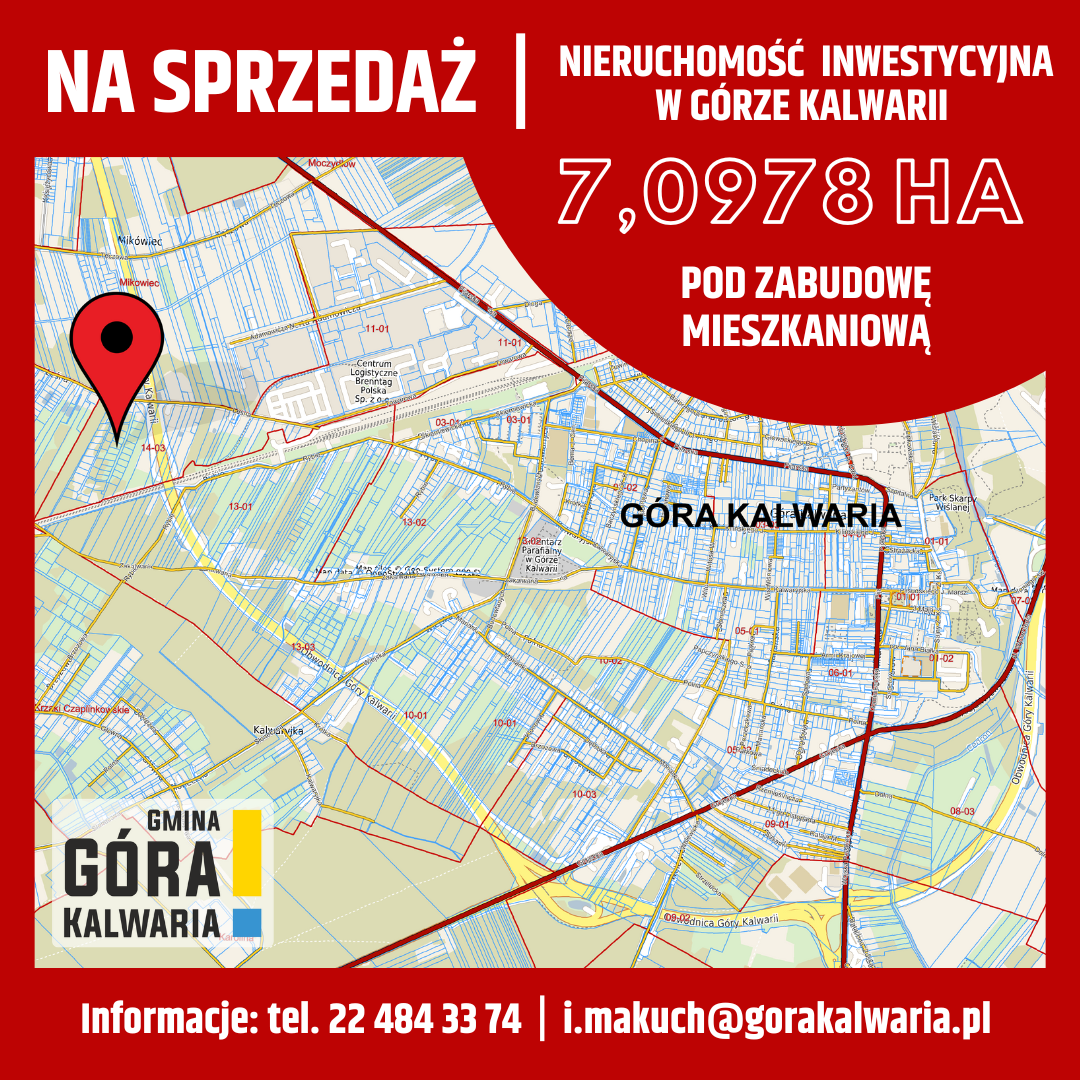 Lokalizacja działek przy ul. Leśnej 