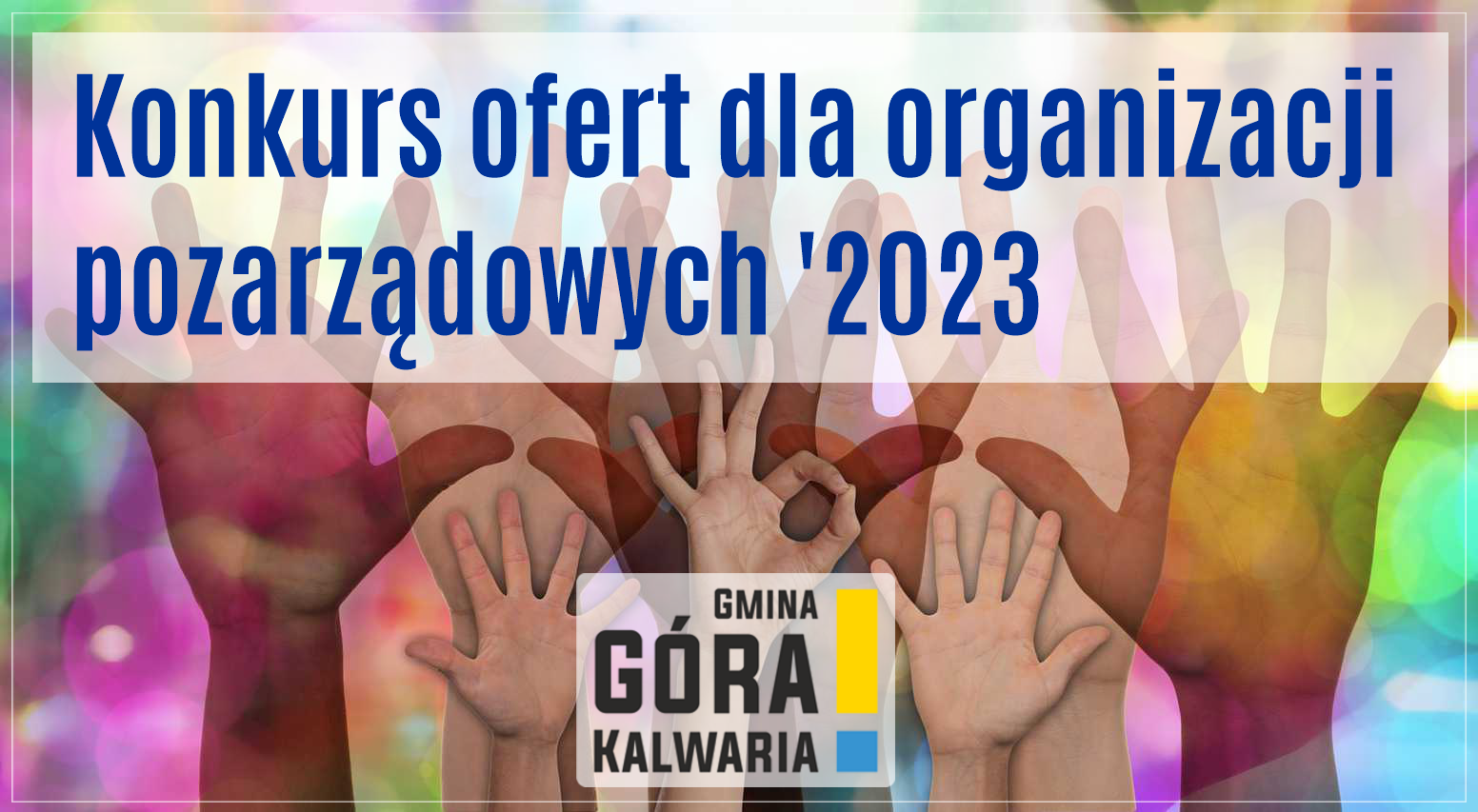 Konkurs ofert dla NGO '2023