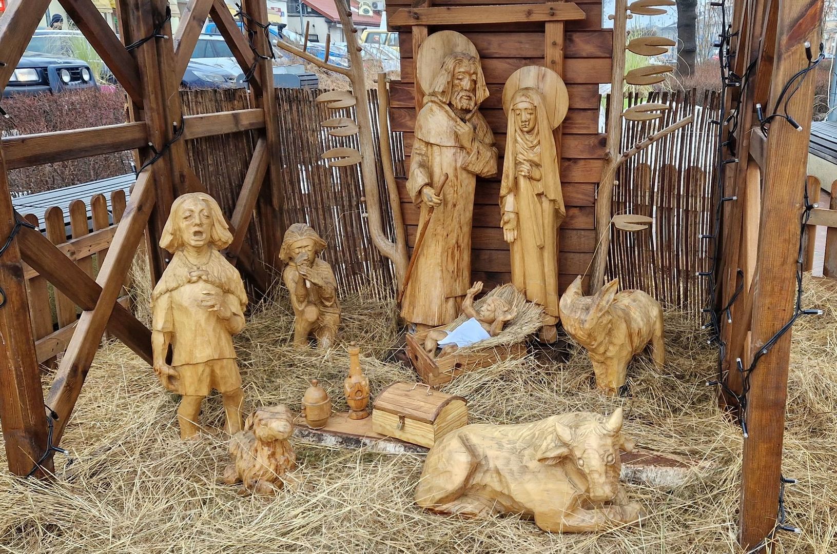 Na skwerze u zbiegu Dominikańskiej i 3 Maja na święta stanie żywa szopka