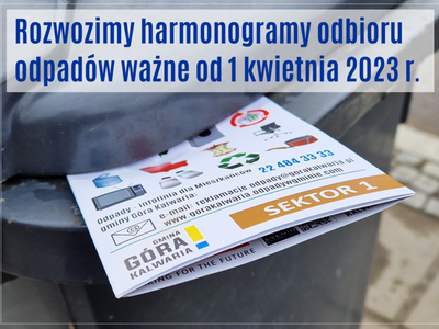 Nowe harmonogramy odbioru odpadów